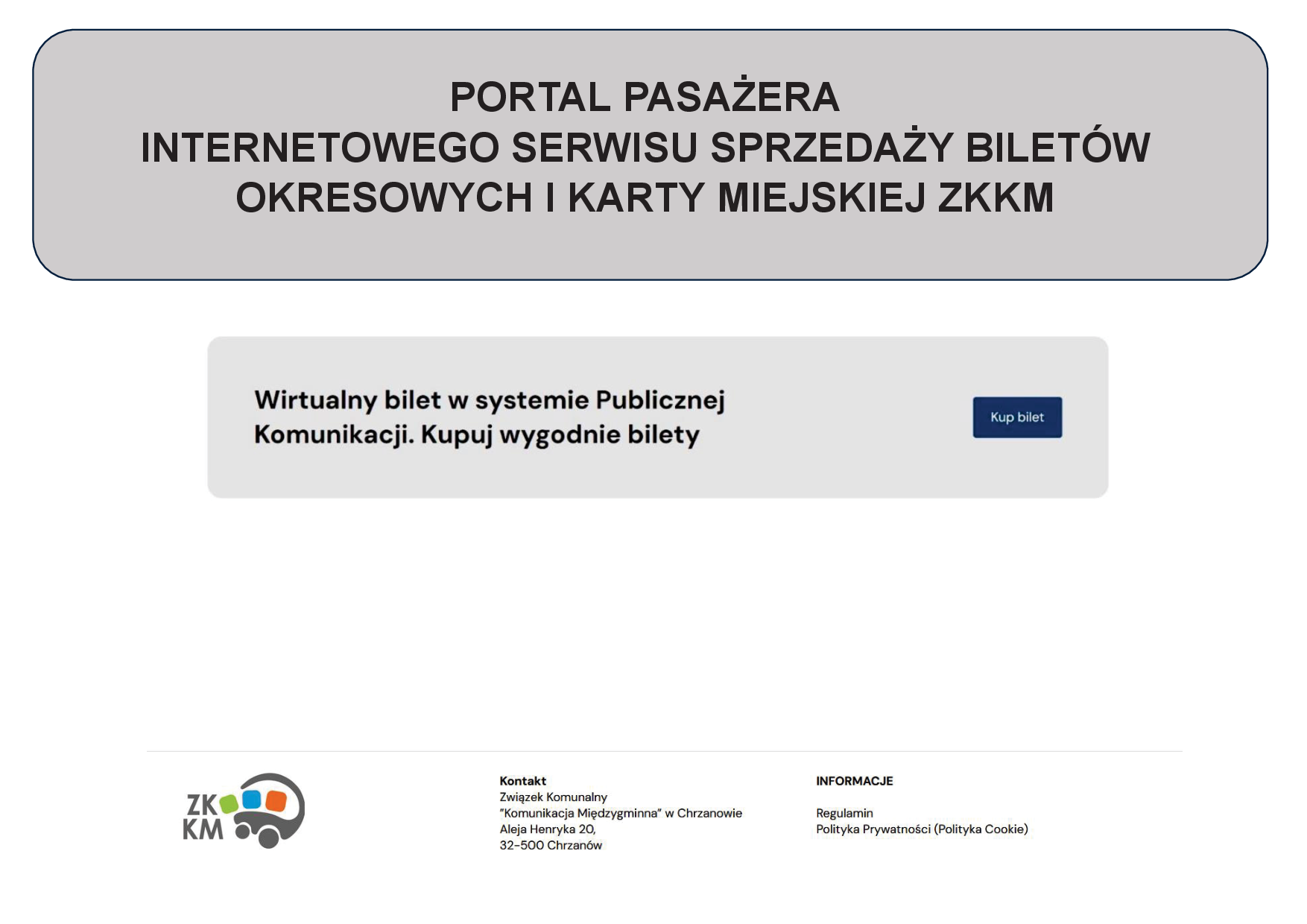 Instrukcja obsługi Portalu Pasażera